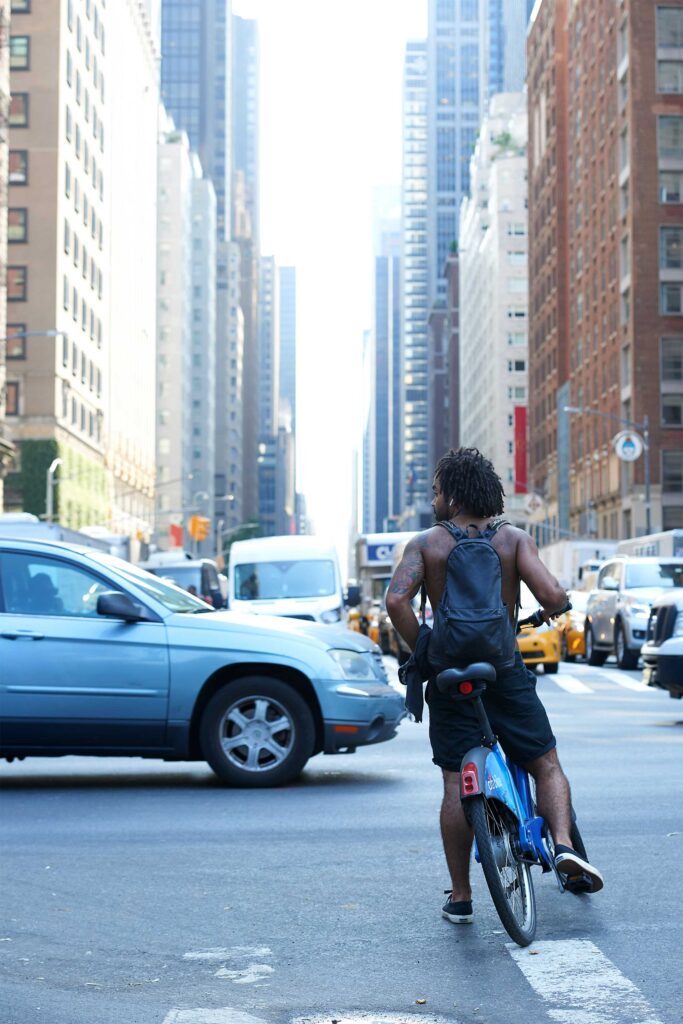 Bicicletta ciclista biker